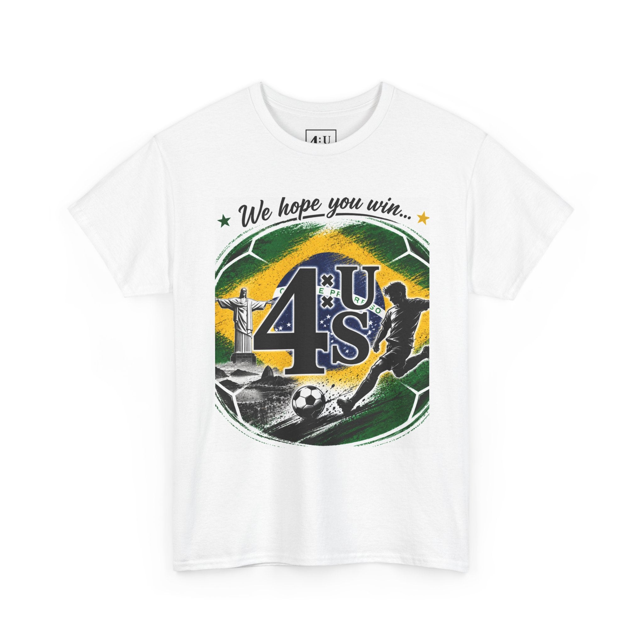 Unterstütze dein Nationalteam T-Shirt | Fußball Fan Stolz BRASILIEN