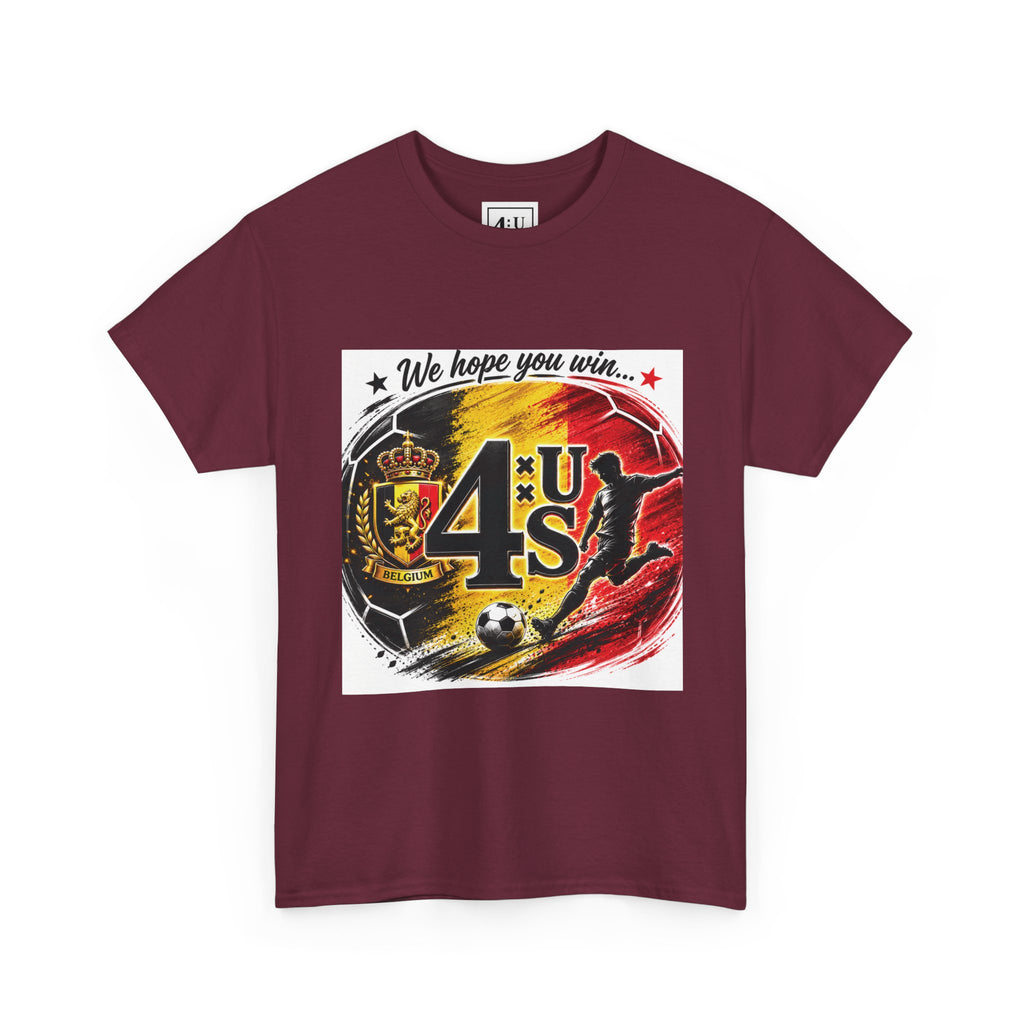 Unterstütze dein Nationalteam T-Shirt | Fußball Fan Stolz BELGIEN