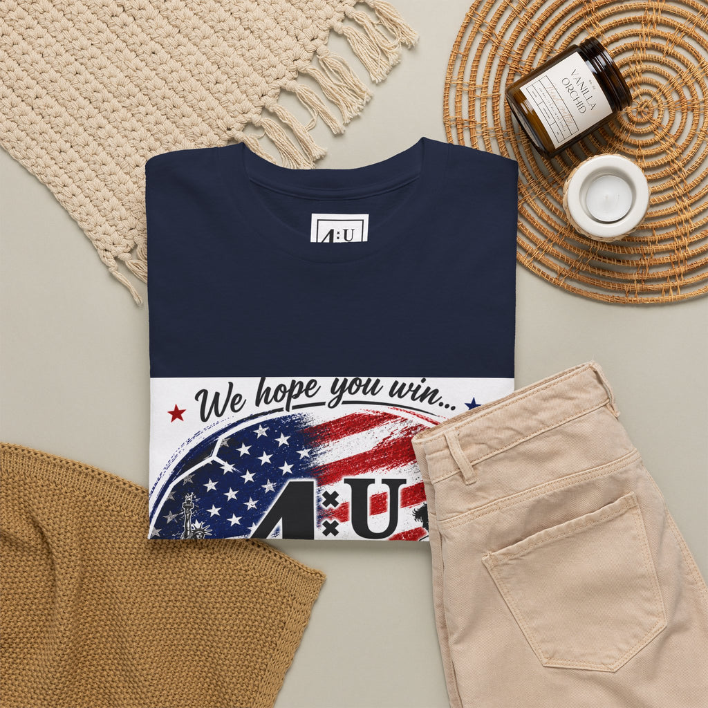 Unterstütze dein Nationalteam T-Shirt | Fußball Fan Stolz USA