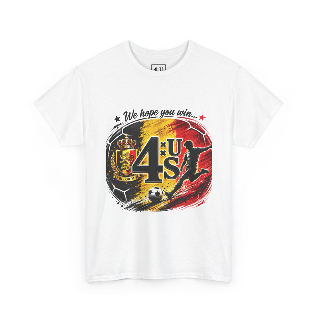 Unterstütze dein Nationalteam T-Shirt | Fußball Fan Stolz BELGIEN