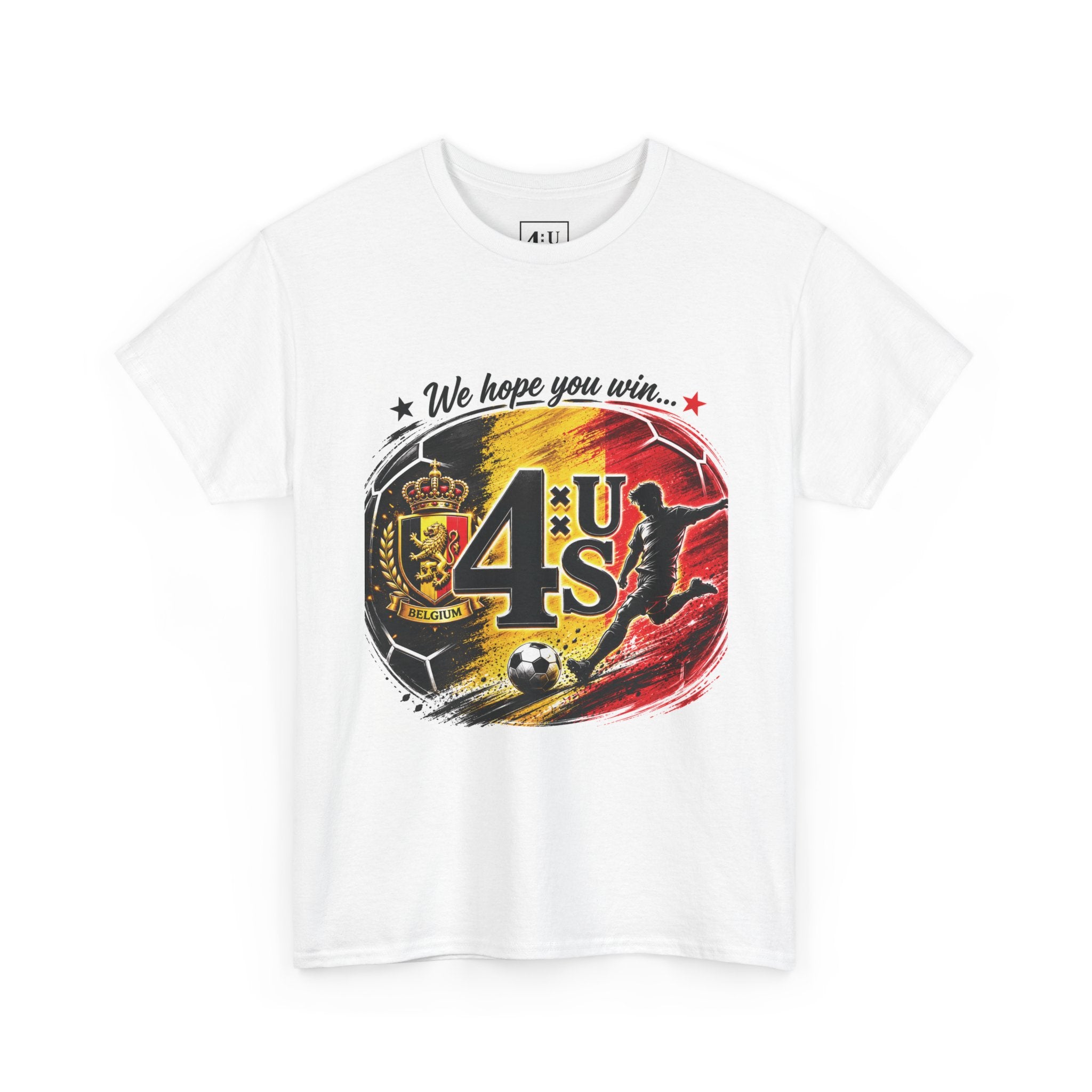 Unterstütze dein Nationalteam T-Shirt | Fußball Fan Stolz BELGIEN