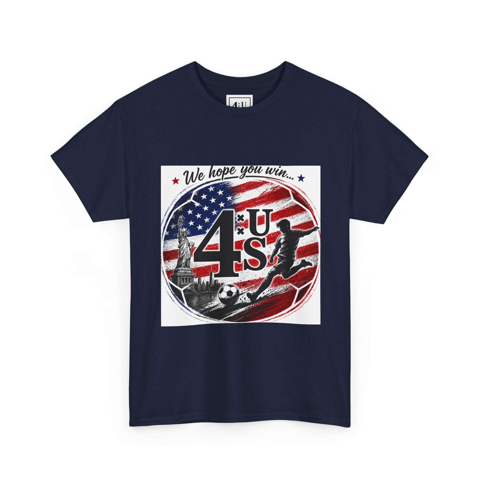 Unterstütze dein Nationalteam T-Shirt | Fußball Fan Stolz USA